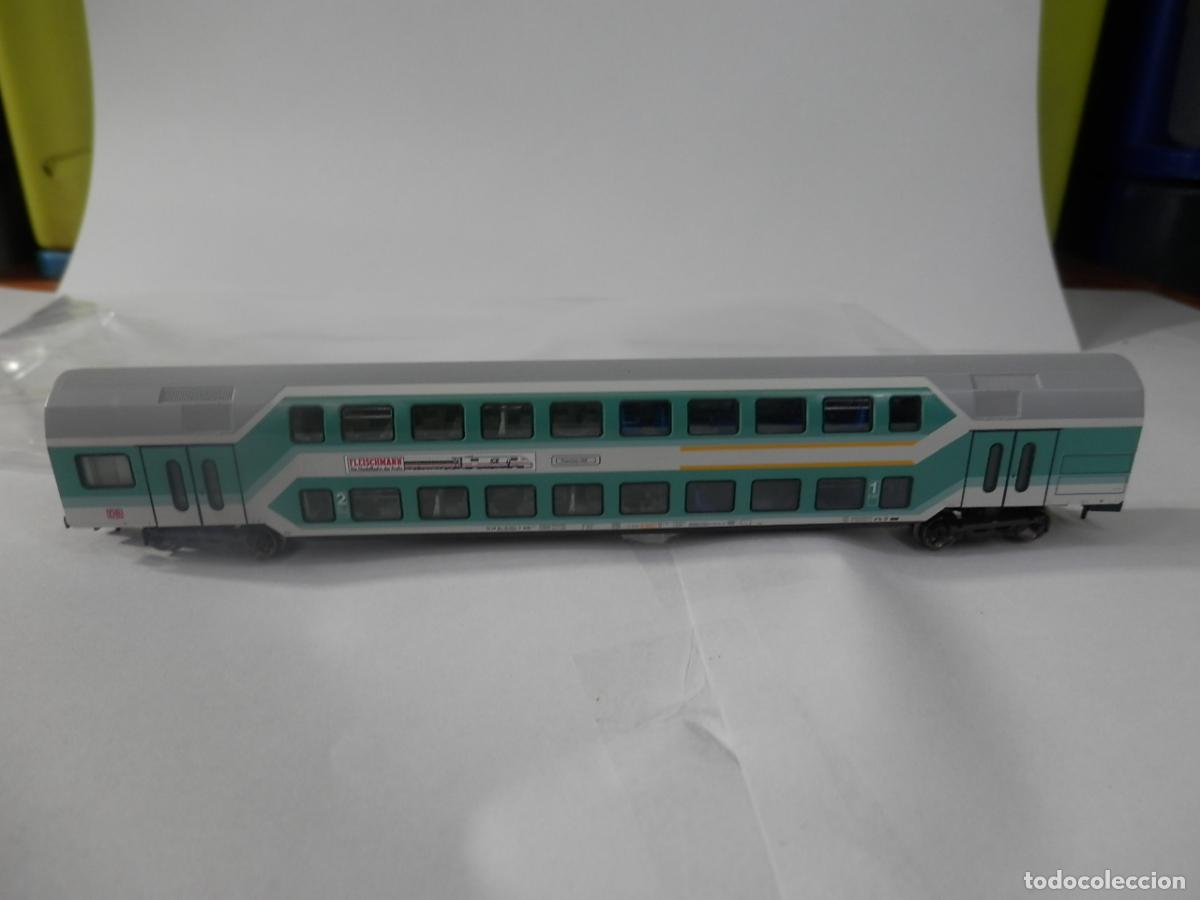 Trenes escala: VAGON PASAJEROS DE LA DB ESCALA N DE FLEISCHMANN - Foto 1