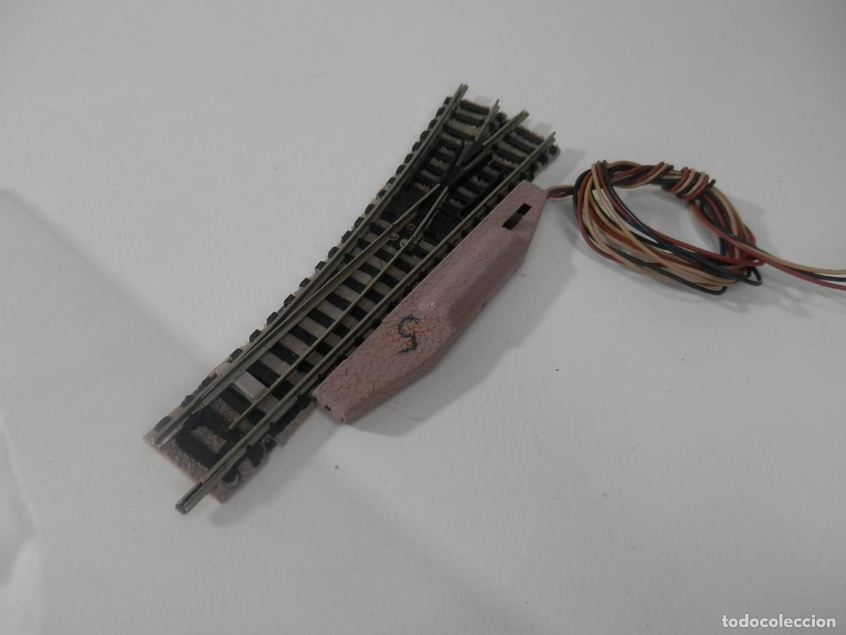 Trenes escala: DESVIO ELECTRICO IZQUIERDO ESCALA N DE FLEISCHMANN