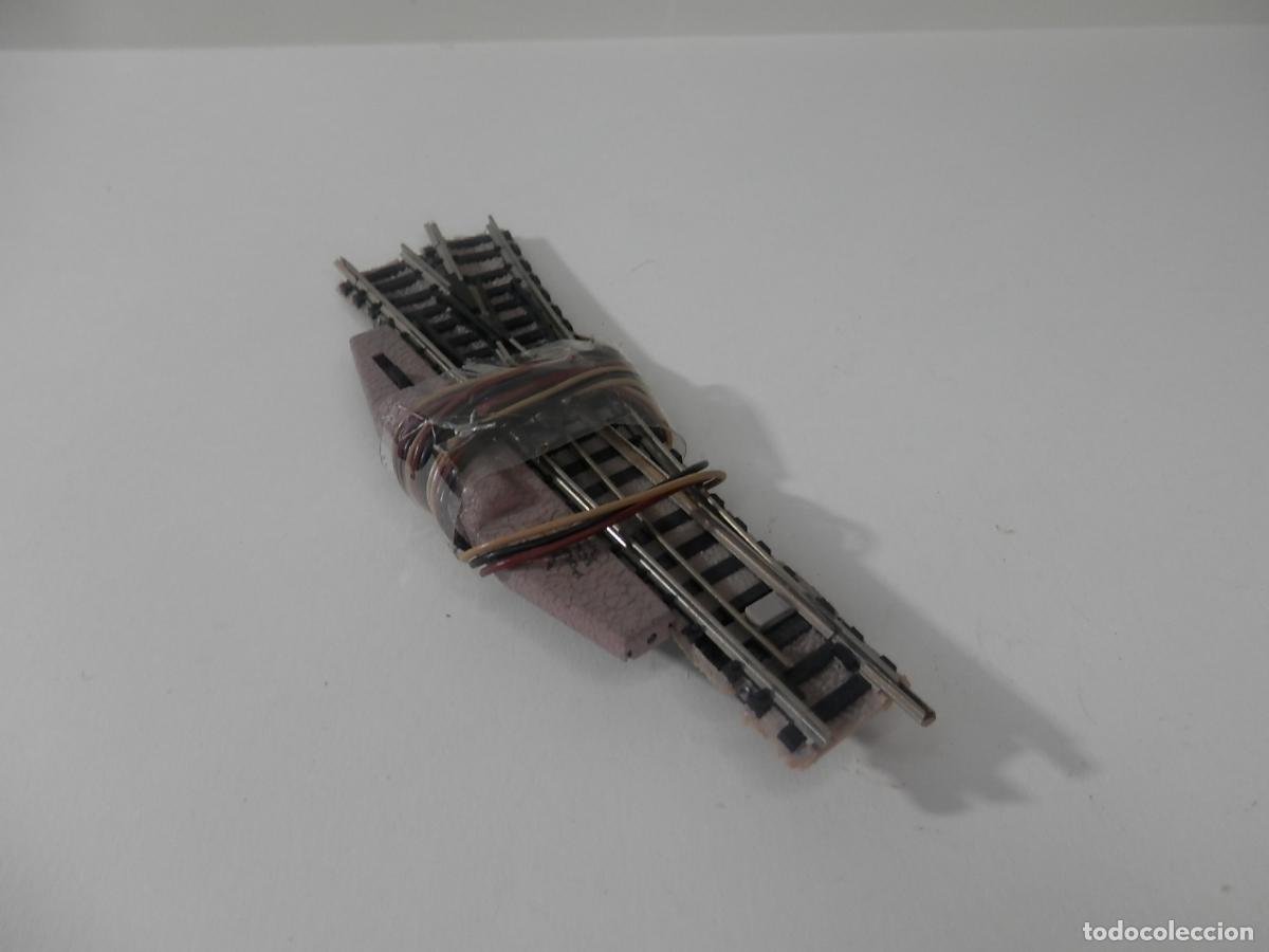 Trenes escala: DESVIO ELECTRICO DERECHO ESCALA N DE FLEISCHMANN - Foto 6