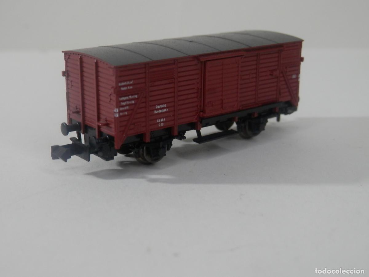 Trenes escala: VAGON CERRADO ESCALA N DE FLEISCHMANN - Foto 2