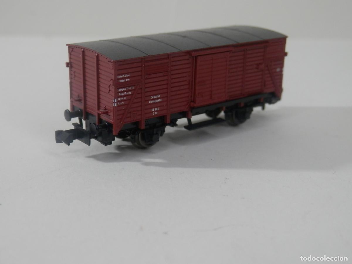 Trenes escala: VAGON CERRADO ESCALA N DE FLEISCHMANN - Foto 4