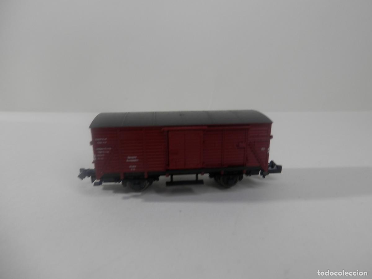 Trenes escala: VAGON CERRADO ESCALA N DE FLEISCHMANN - Foto 6