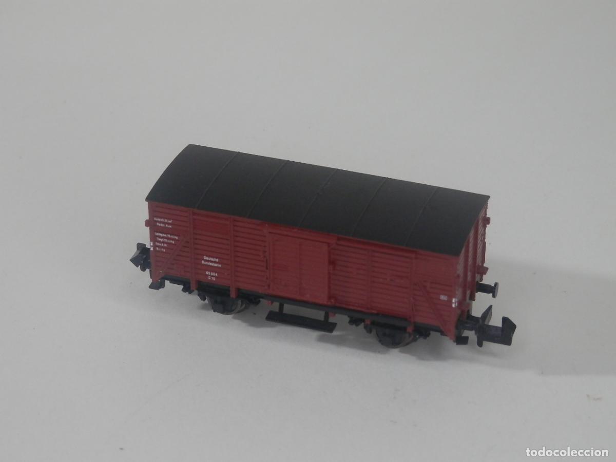 Trenes escala: VAGON CERRADO ESCALA N DE FLEISCHMANN - Foto 10