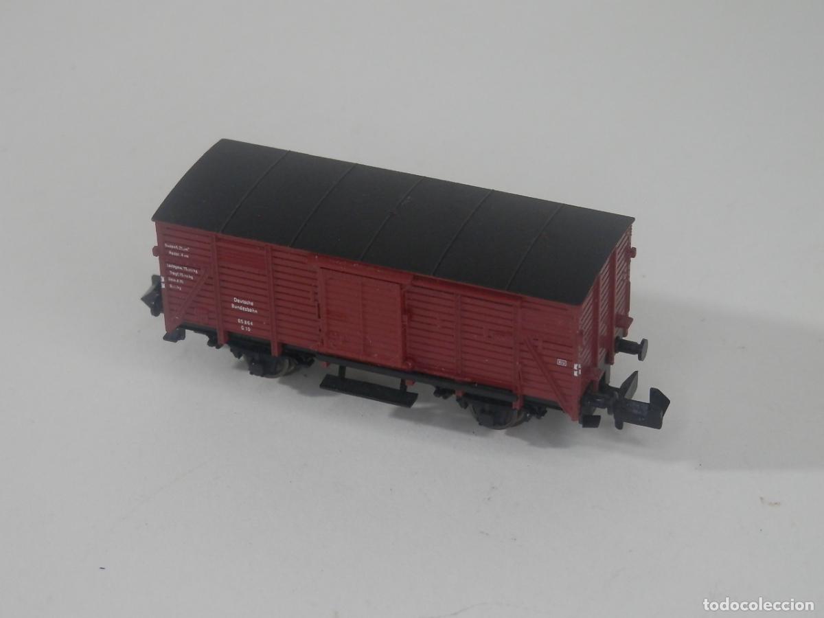 Trenes escala: VAGON CERRADO ESCALA N DE FLEISCHMANN - Foto 1