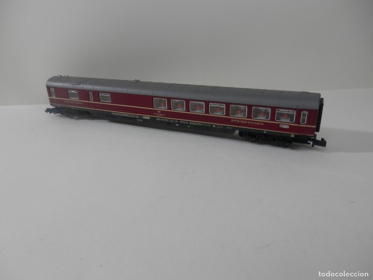 Trenes escala: VAGON RESTAURANTE DE LA DB ESCALA N DE FLEISCHMANN - Foto 4