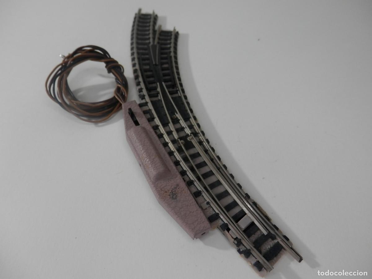 Trenes escala: DESVIO ELECTRICO EN CURVA ESCALA N DE FLEISCHMANN - Foto 7