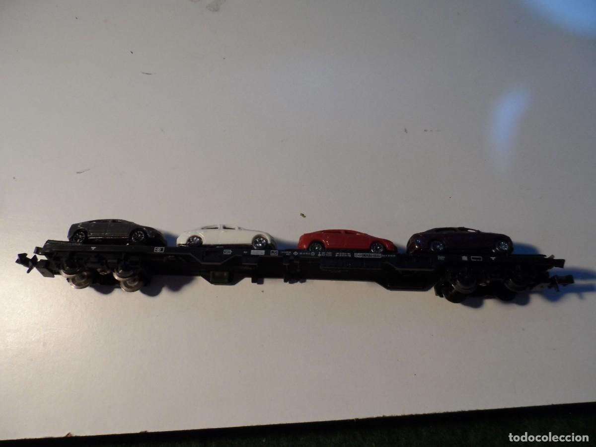 Trenes escala: VAGON FLEISCHMANN CON COCHES ESCALA N - Foto 5