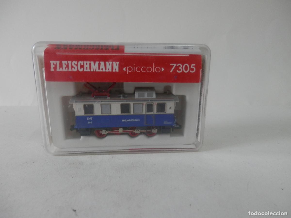Trenes escala: LOCOMOTORA ELECTRICA DE MONTA&Ntilde;A ESCALA N DE FLEISCHMANN