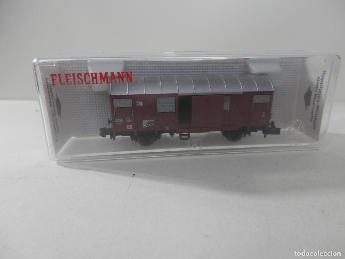 Trenes escala: VAGON CERRADO ESCALA N DE FLEISCHMANN - Foto 2