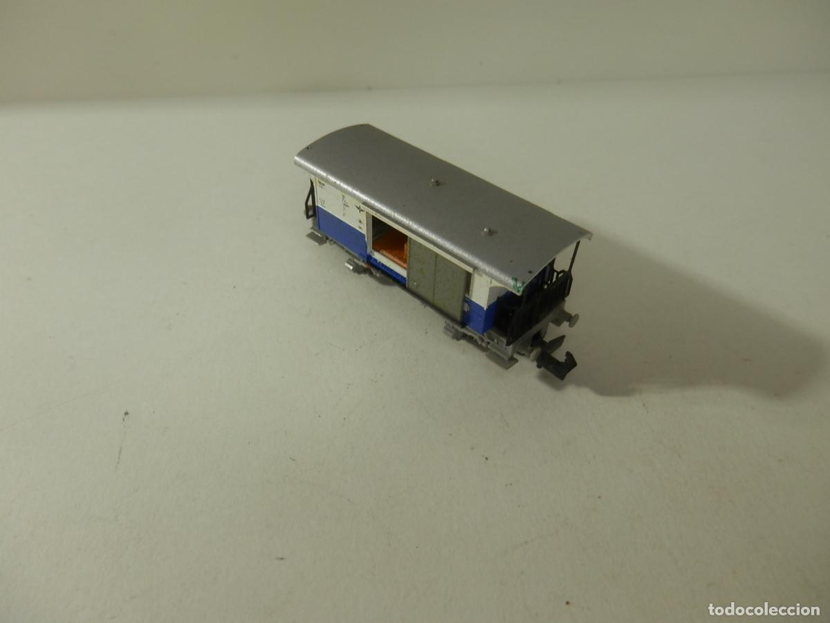 Trenes escala: VAGON FURGON ESCALA N DE FLEISCHMANN - Foto 4