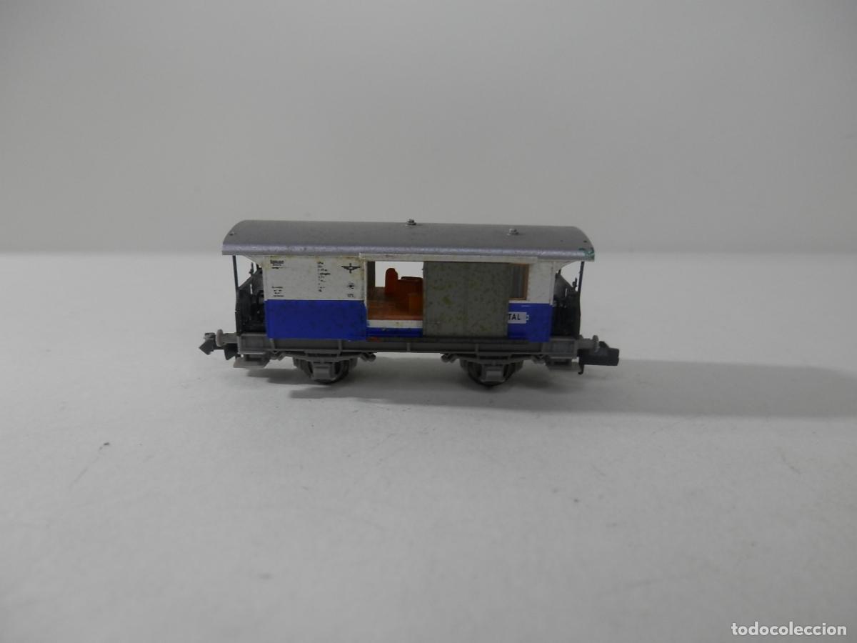 Trenes escala: VAGON FURGON ESCALA N DE FLEISCHMANN - Foto 6