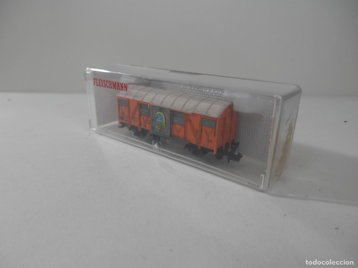 Trenes escala: VAGON CERRADO ESCALA N DE FLEISCHMANN - Foto 2