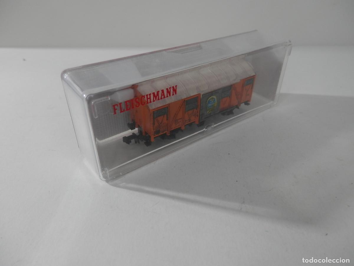 Trenes escala: VAGON CERRADO ESCALA N DE FLEISCHMANN - Foto 3