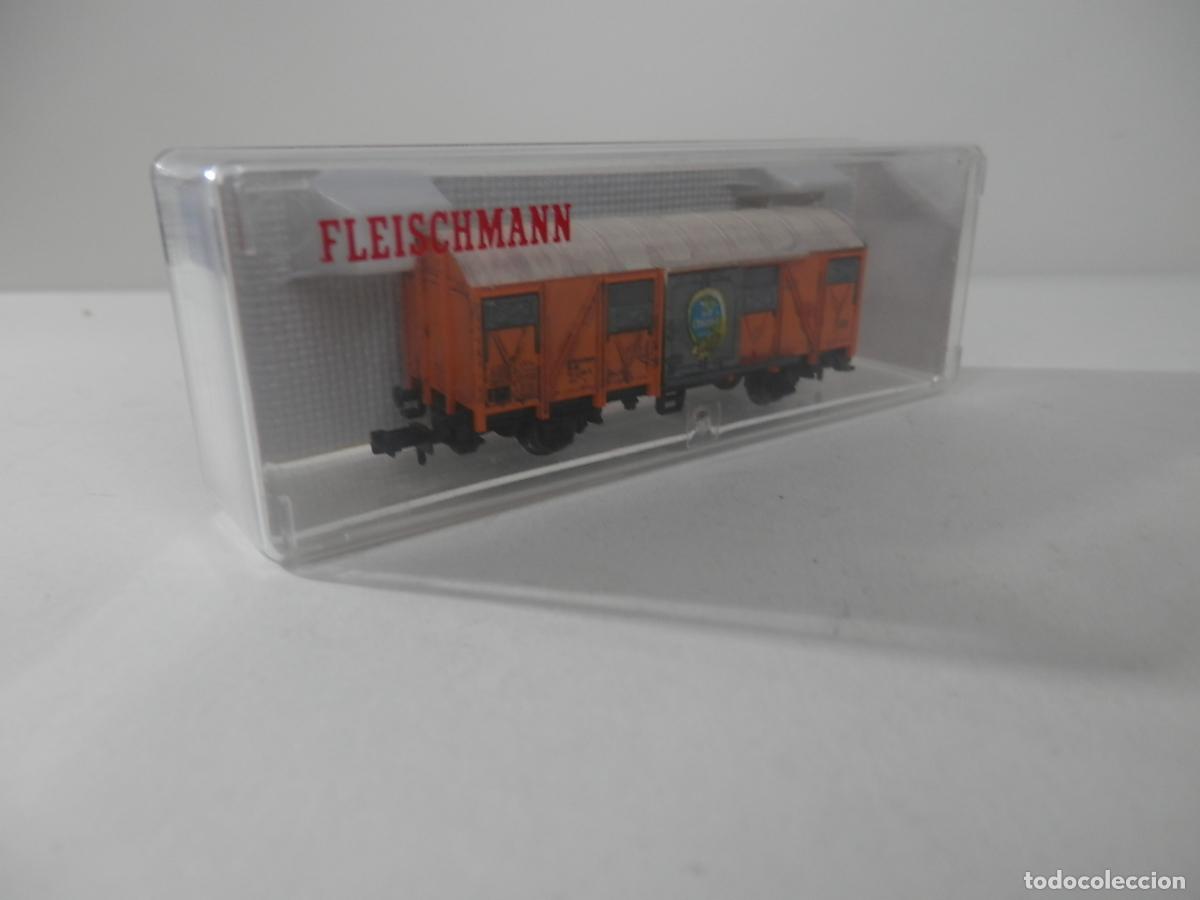 Trenes escala: VAGON CERRADO ESCALA N DE FLEISCHMANN - Foto 4