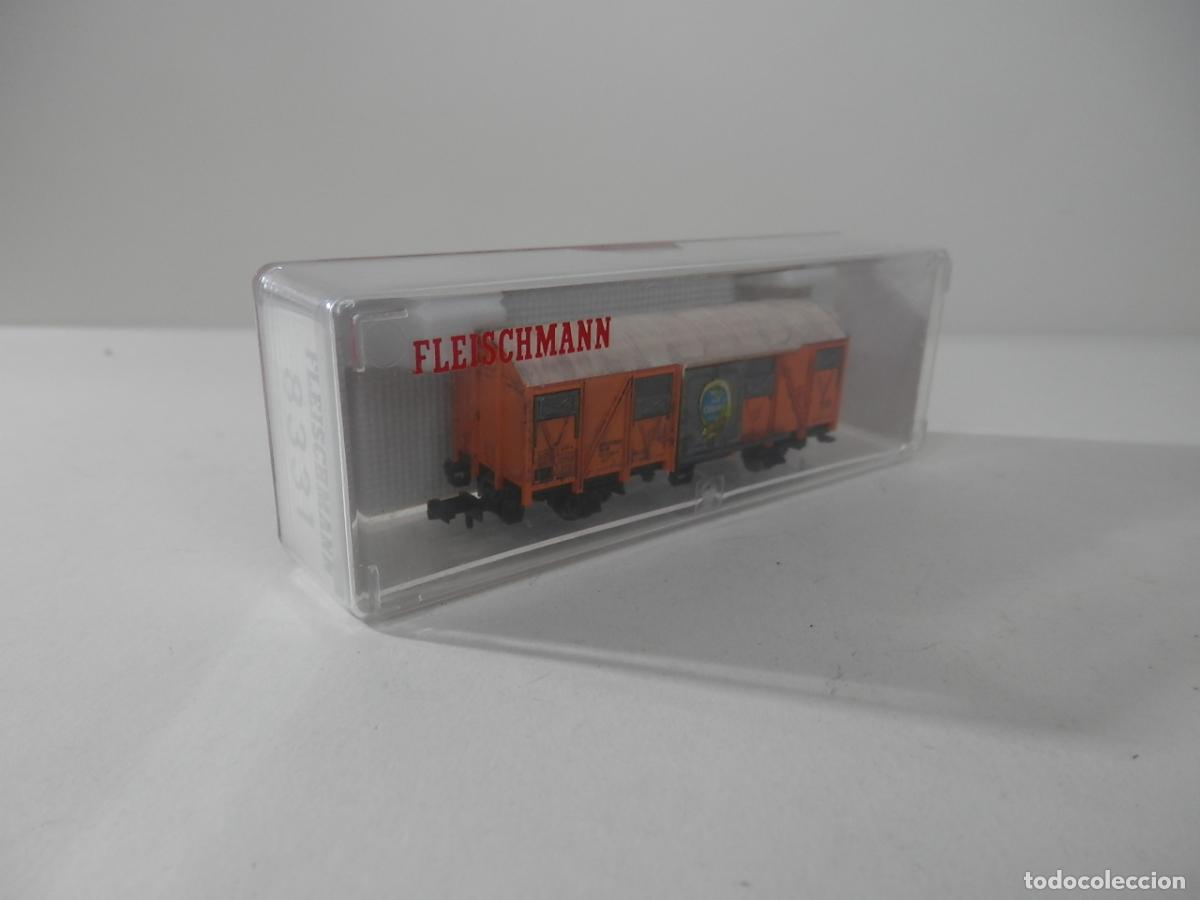 Trenes escala: VAGON CERRADO ESCALA N DE FLEISCHMANN - Foto 6