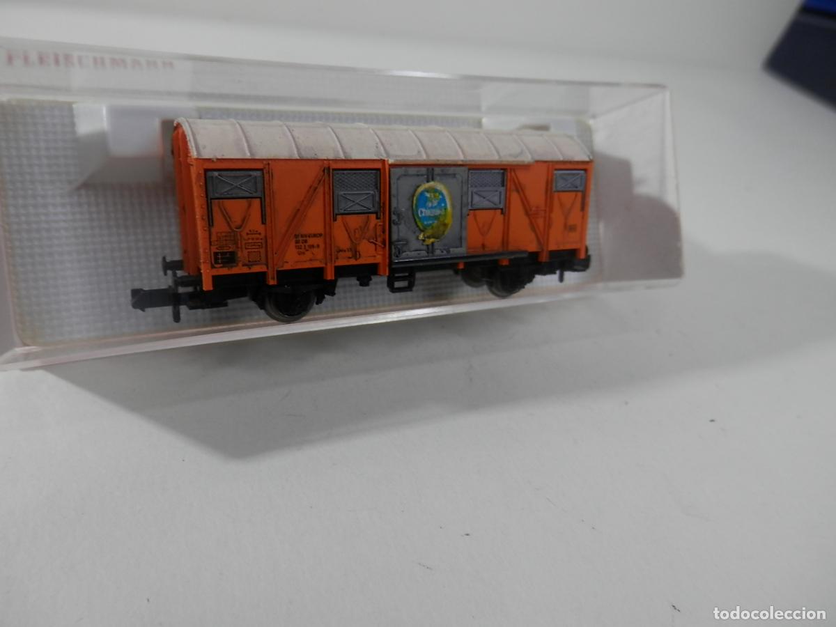 Trenes escala: VAGON CERRADO ESCALA N DE FLEISCHMANN - Foto 7