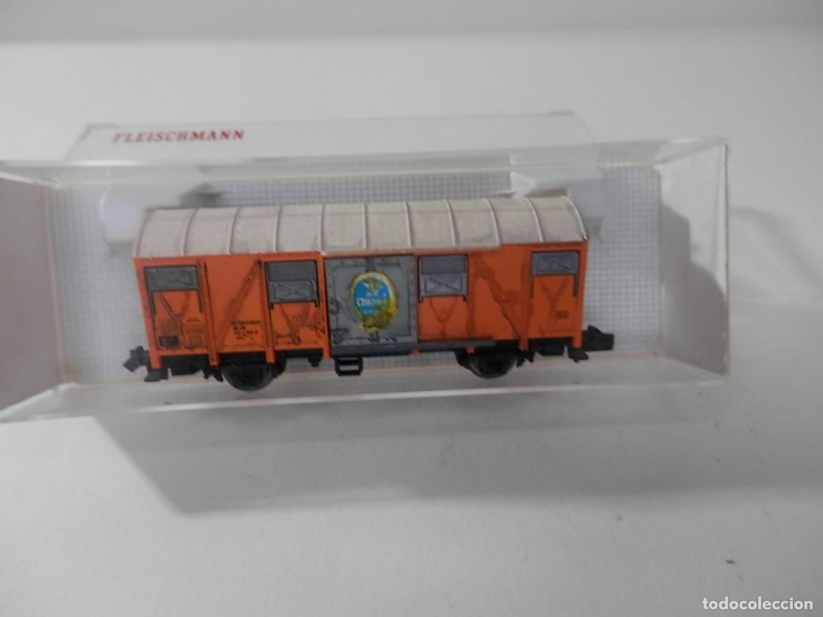 Trenes escala: VAGON CERRADO ESCALA N DE FLEISCHMANN - Foto 9