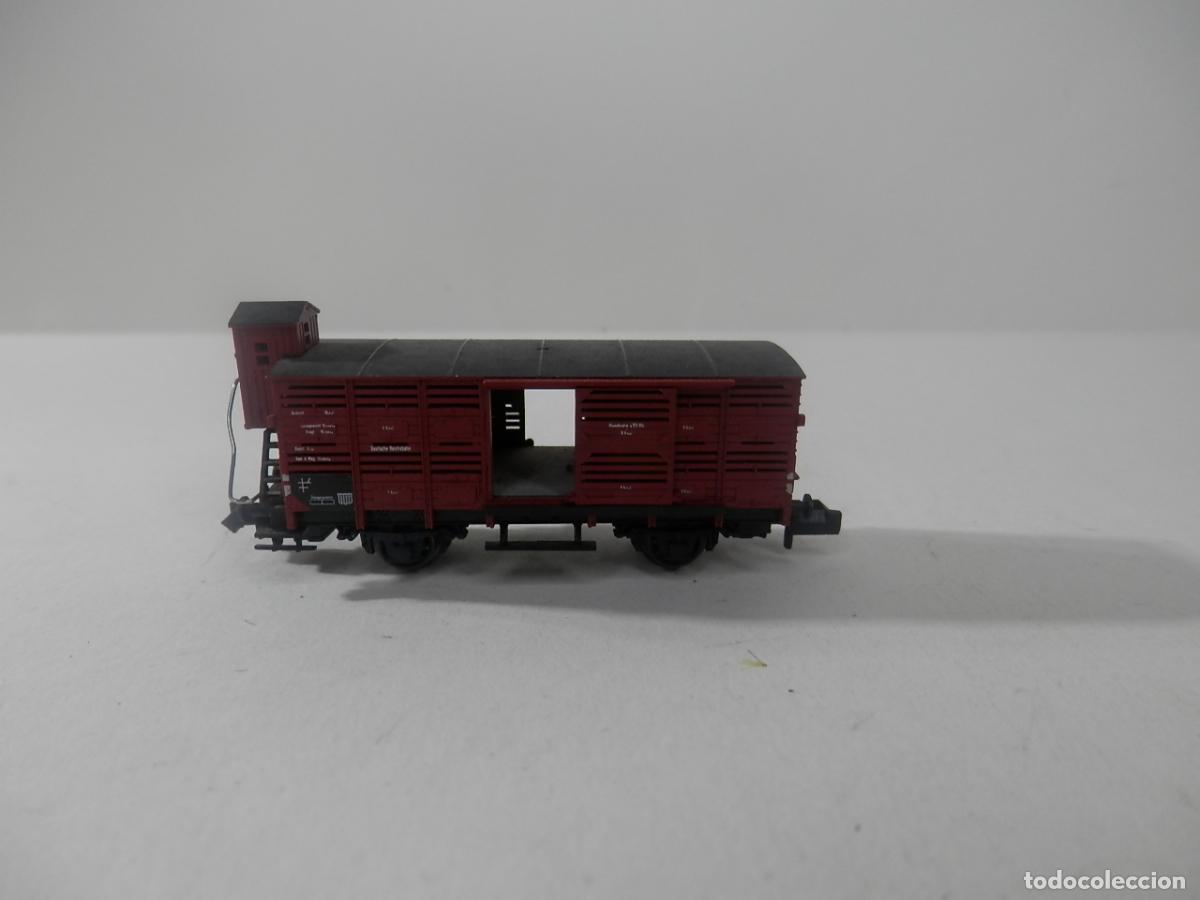 Trenes escala: VAGON CERRADO ESCALA N DE FLEISCHMANN - Foto 4