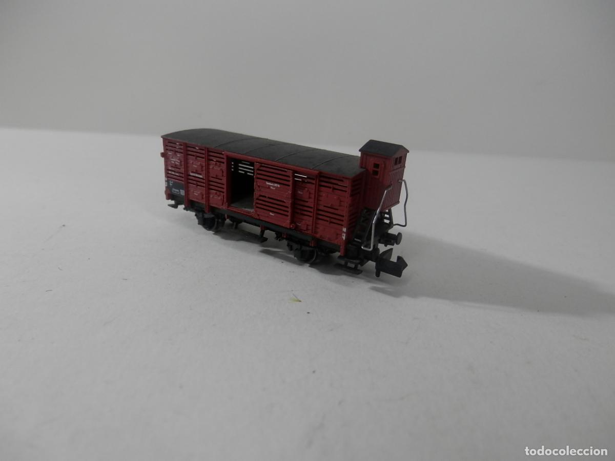 Trenes escala: VAGON CERRADO ESCALA N DE FLEISCHMANN - Foto 5