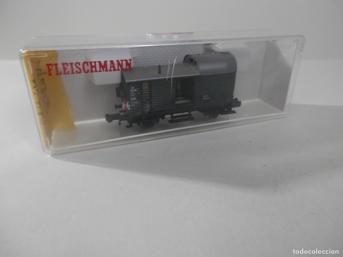 Trenes escala: VAGON FURGON DE LA DB ESCALA N DE FLEISCHMANN