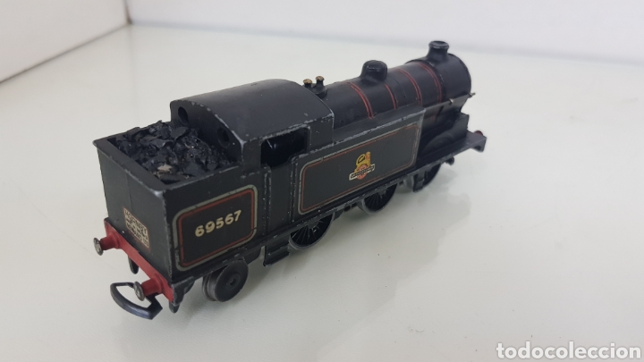 Trenes Escala: Locomotora de vapor 69567 British railways escala H0 3 continua hornby de 15cms - Foto 3 - 177391622