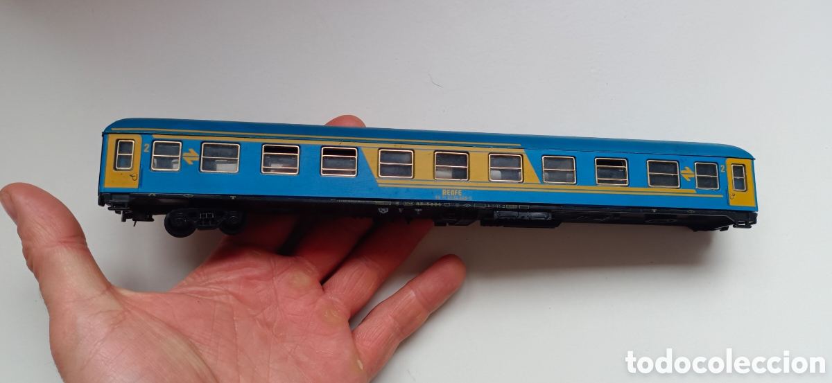 Trenes Escala: Vagon 2a clase 9000 ibertren ho mazinger tal cual fotos