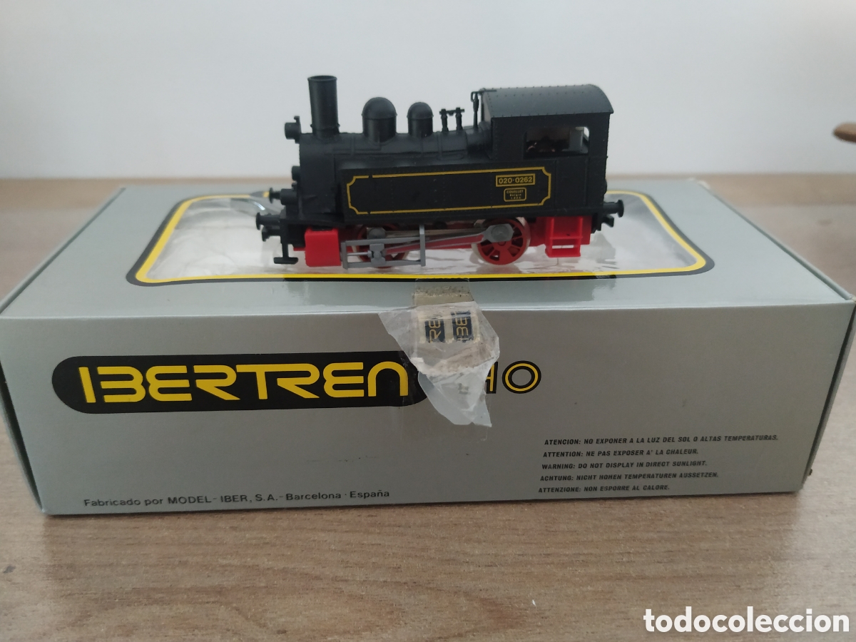 Trenes Escala: Locomotora Cuco de Ibertren H0 Negra sin luz ni humo