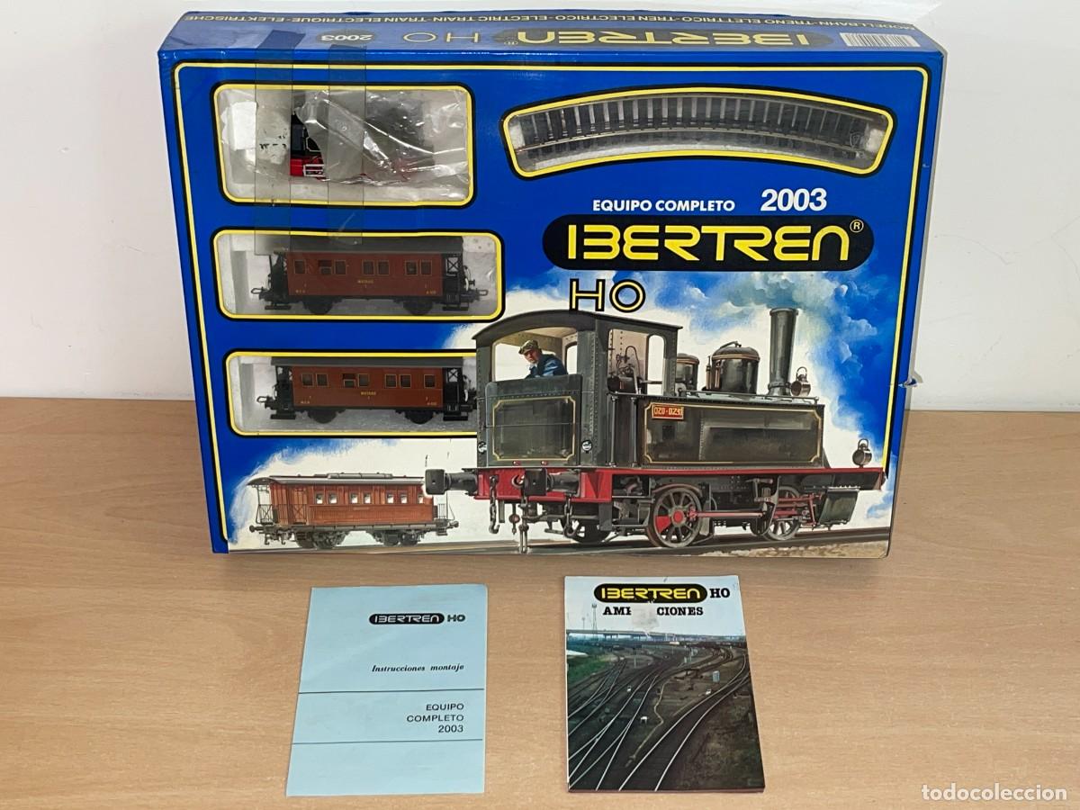 Comboios Escala: IBERTREN HO Equipo Completo 2003 Caja con Locomotora + Coches Viajeros Matar&oacute; H0 Model Iber a&ntilde;os 80