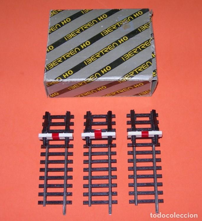 Trenes Escala: IBERTREN H0 - 3 TOPES DE V&Iacute;A EN SU CAJA ORIGINAL - REF. 2532 - SIN USO -