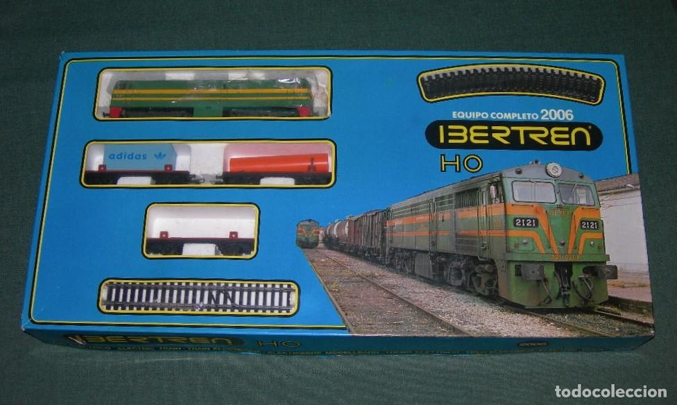 Scale Trains: IBERTREN H0 - EQUIPO COMPLETO TREN REF. 2006 EN SU CAJA ORIGINAL - LOCOMOTORA VAGONES ETC -