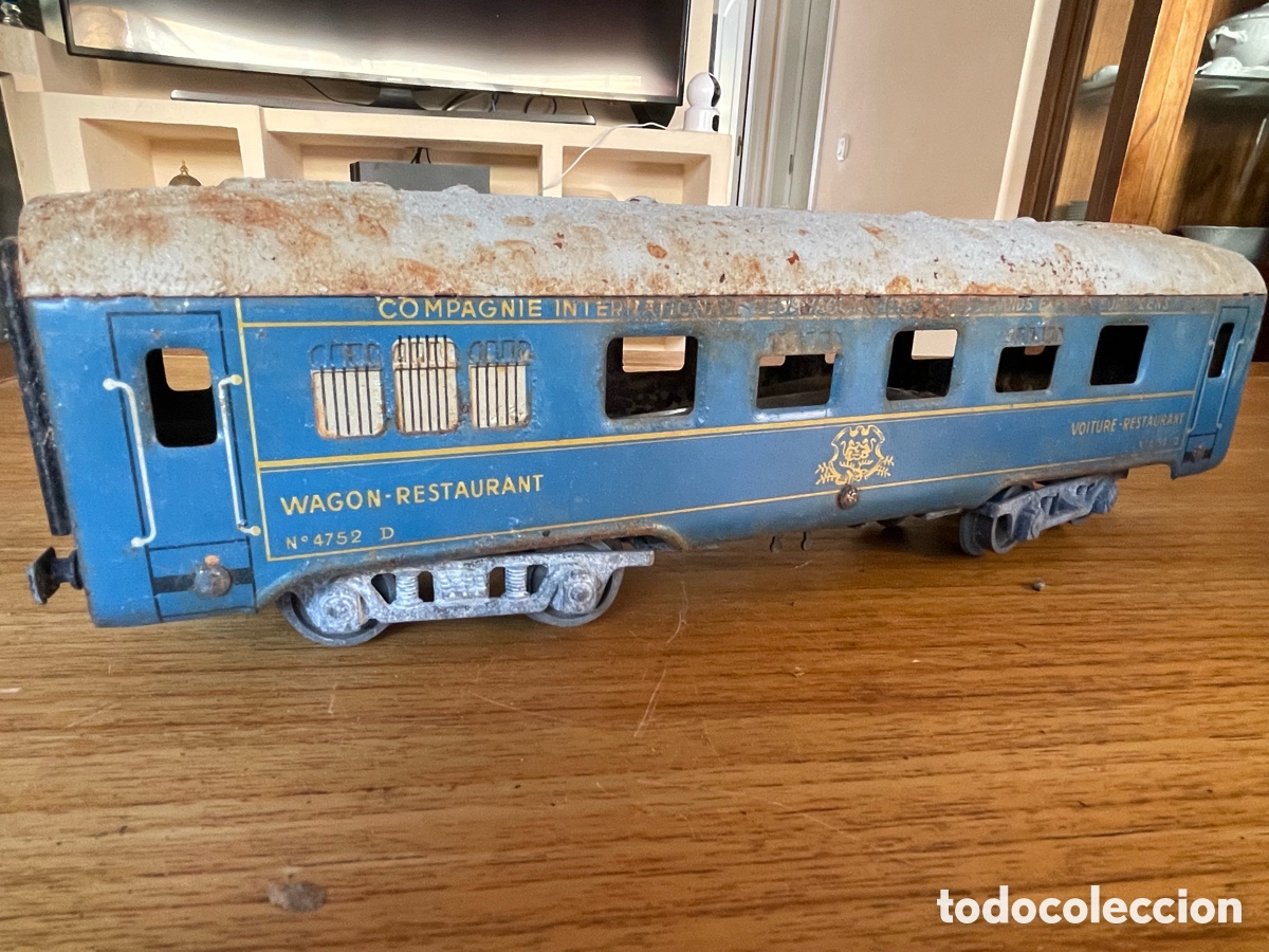 Trenes escala: Vag&oacute;n restaurante JEP Hojalata escala 0