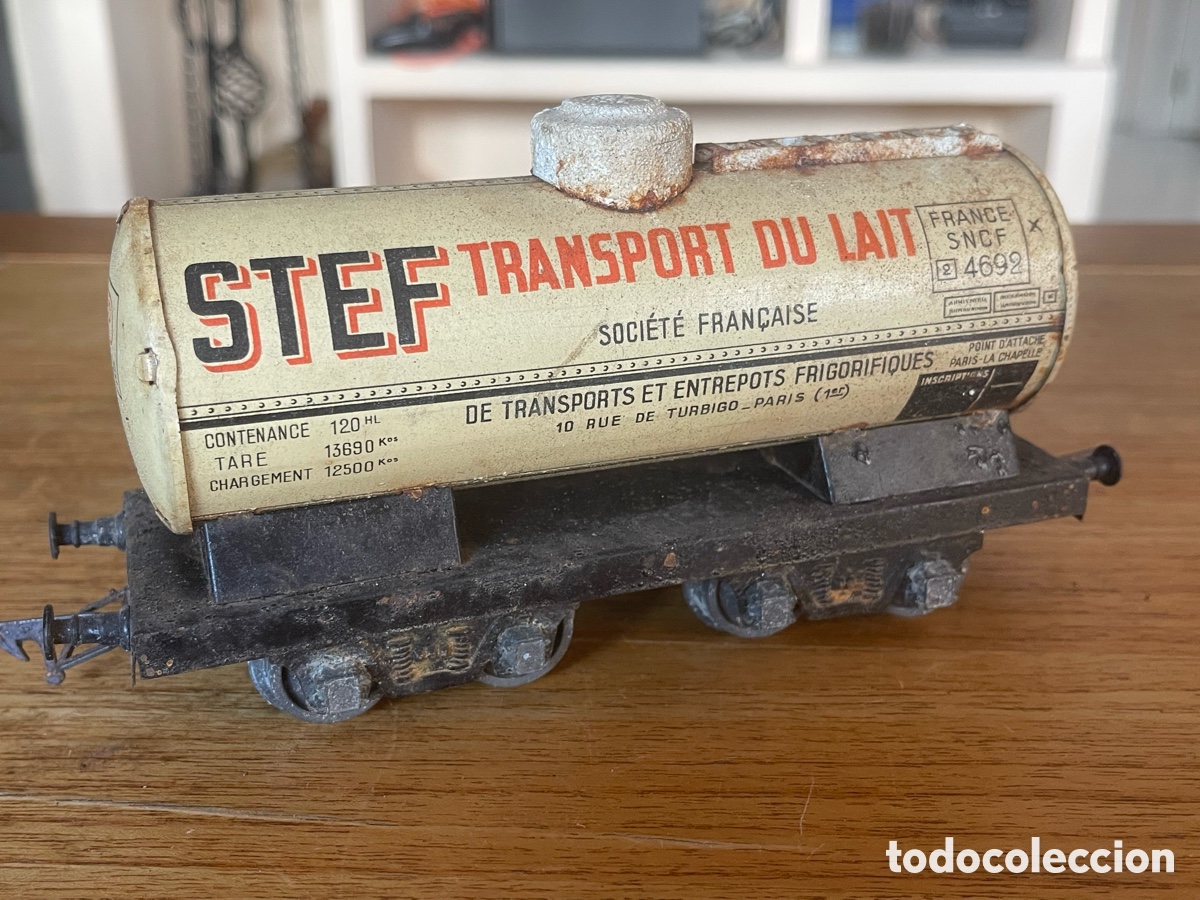 Trenes escala: Vag&oacute;n cisterna JEP STEF SNCF escala 0
