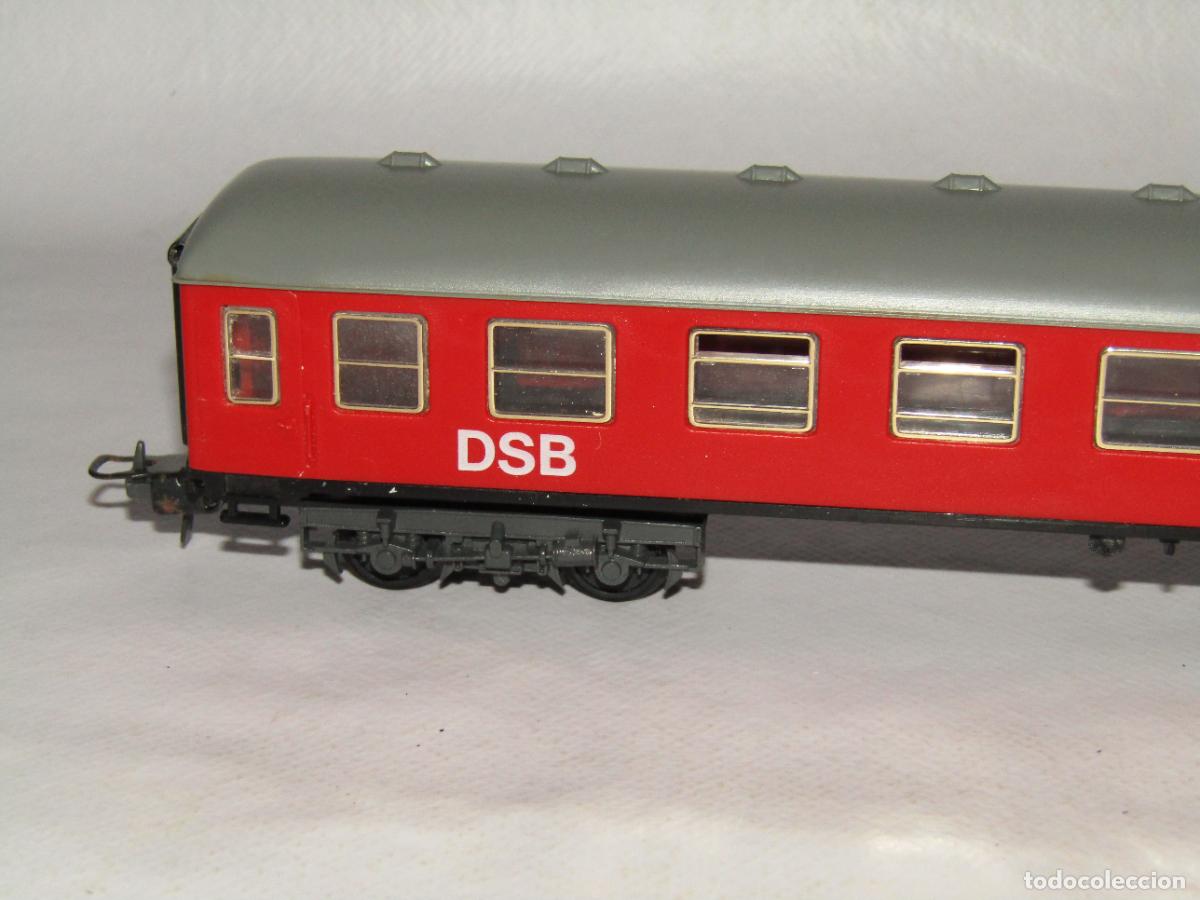 Trenes escala: Antiguo Coche de Viajeros de la DSB Danesa en Escala *H0* de IBERTREN