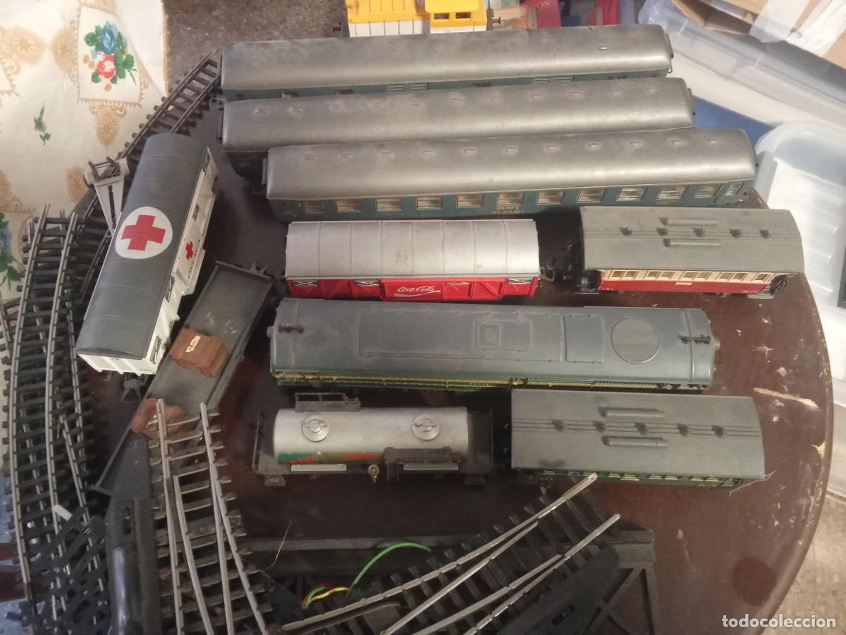 Trenes escala: Lote Tren El&eacute;ctrico Vintage Ibertren Escala H0 - Locomotoras, Vagones y Transformadores