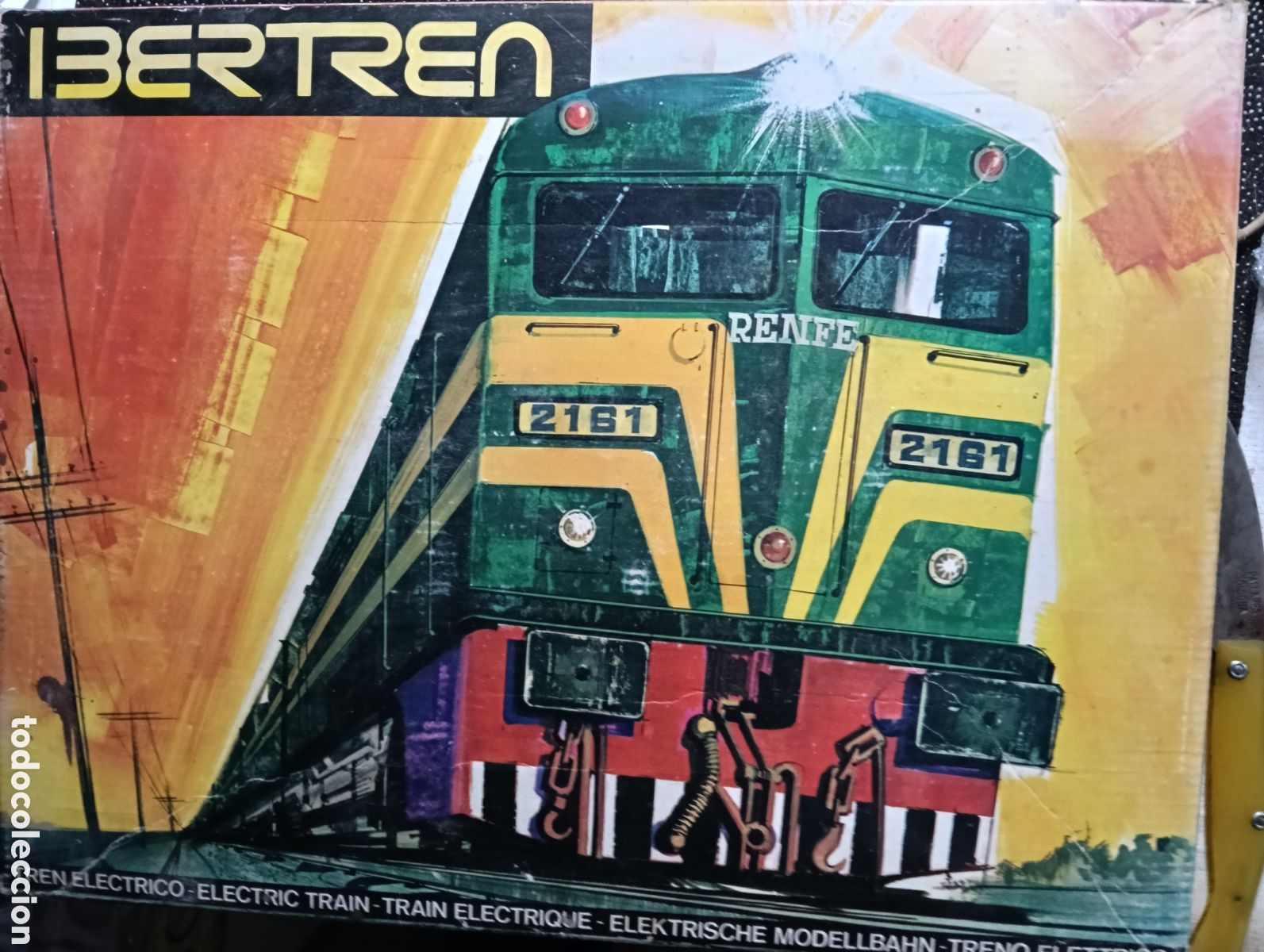 Trenes escala: IBERTREN modelo escala 3 - 112 Fabricado por Model- Iber S.A. con centro de mandos, maquina, 3 vagon
