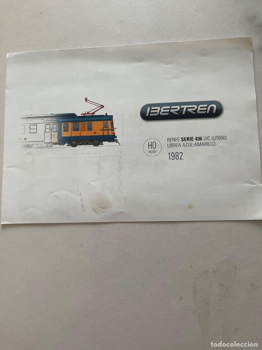 Trenes escala: Antiguo folleto de Ibertren. A&ntilde;o 1982