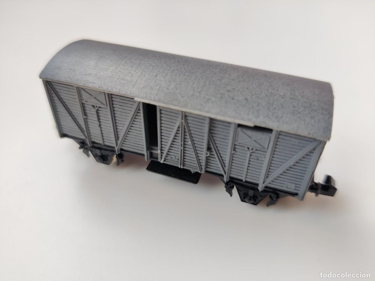 Trenes Escala: IBERTREN N - VAG&Oacute;N CERRADO GRIS REF. 342
