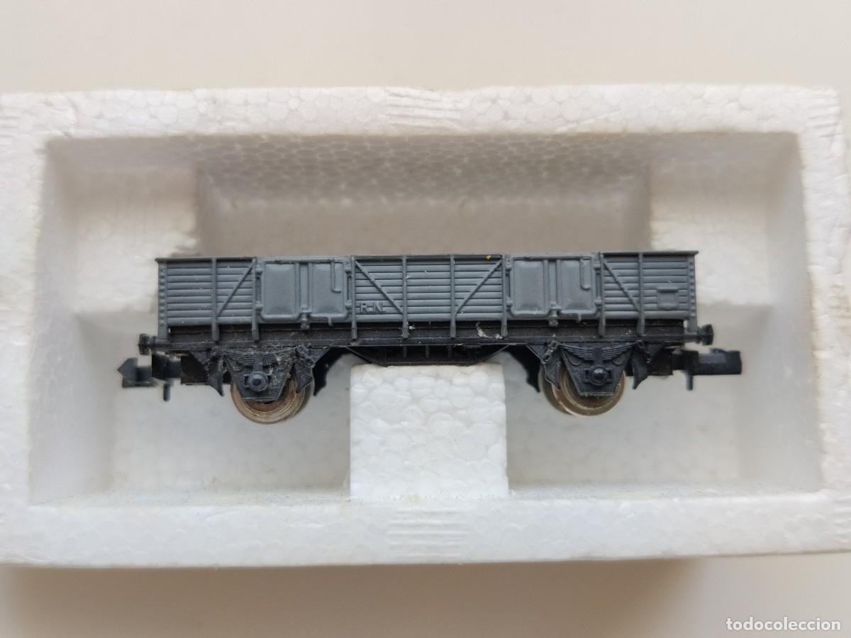 Trenes escala: IBERTREN N - VAG&Oacute;N BORDE MEDIO GRIS REF. 3201
