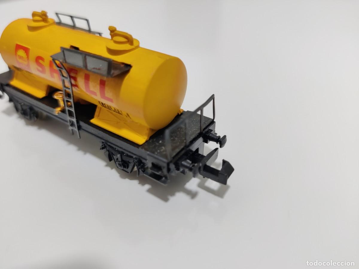 Trenes escala: IBERTREN N - CISTERNA 2 EJES SHELL REF. 352 - Foto 6