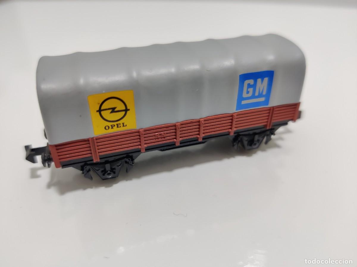 Trenes Escala: IBERTREN N - VAG&Oacute;N CON TOLDO OPEL (REF. 313)
