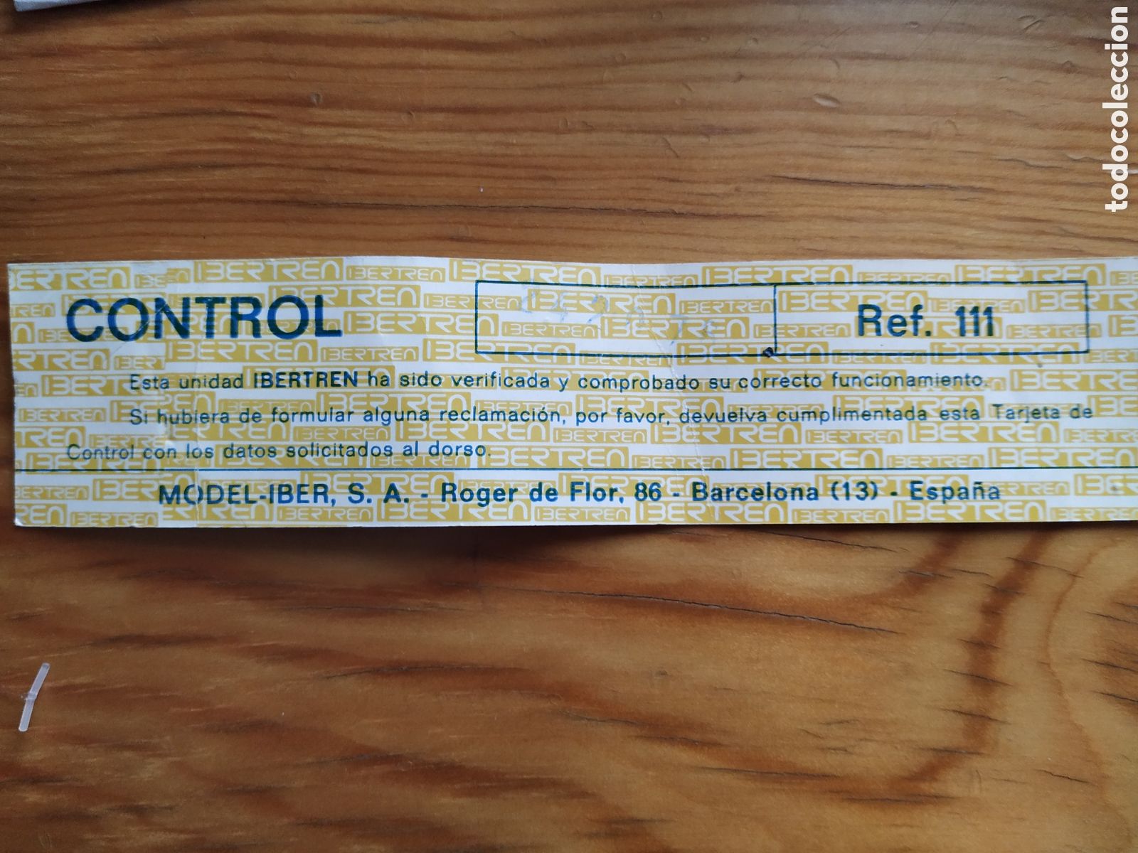 Comboios Escala: Tarjeta de control de la caja equipo de Ibertren 3N Referencia 111