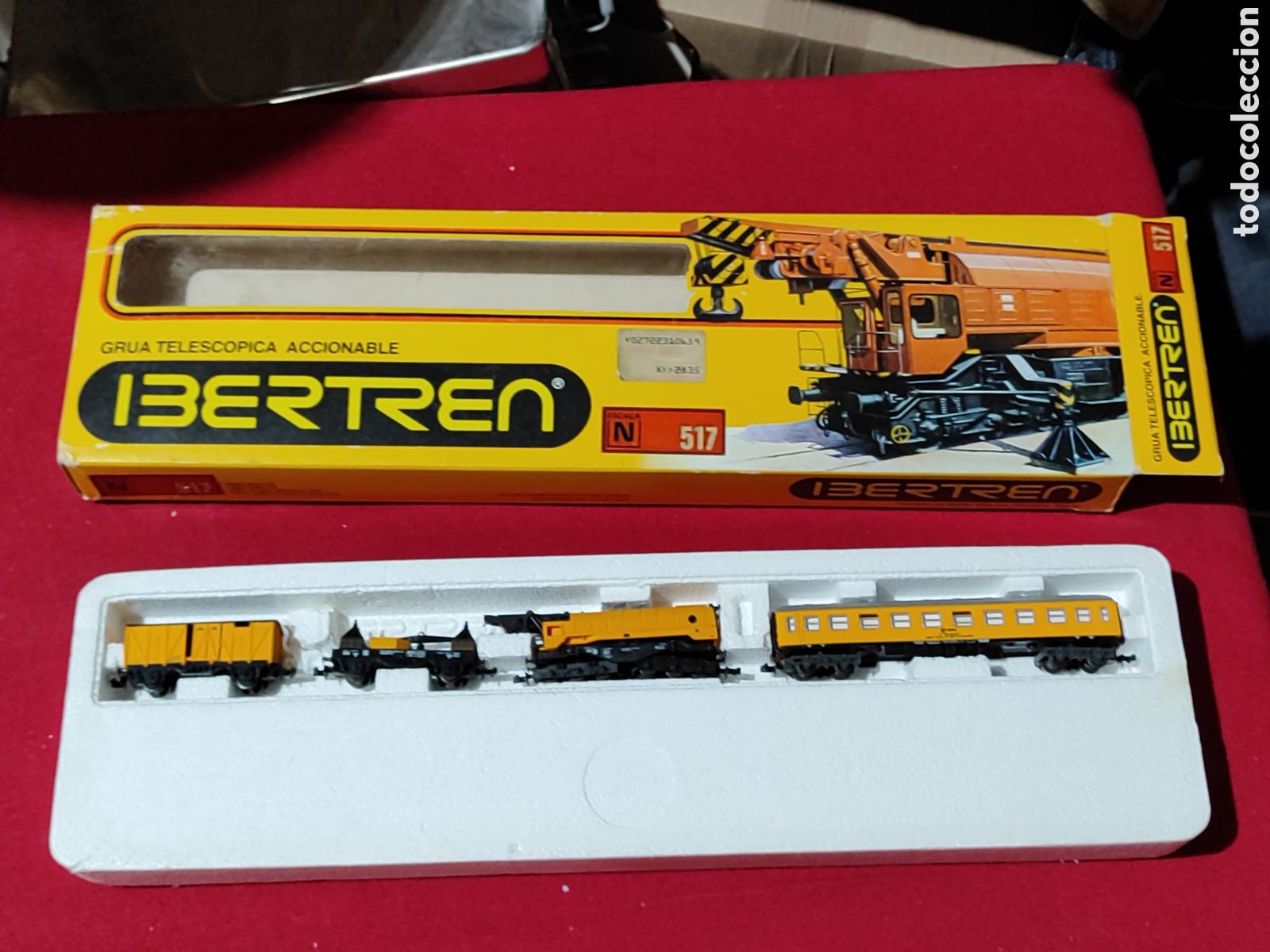 Trenes Escala: Gr&uacute;a telesc&oacute;pica accionable ibertren escala n 517 completa