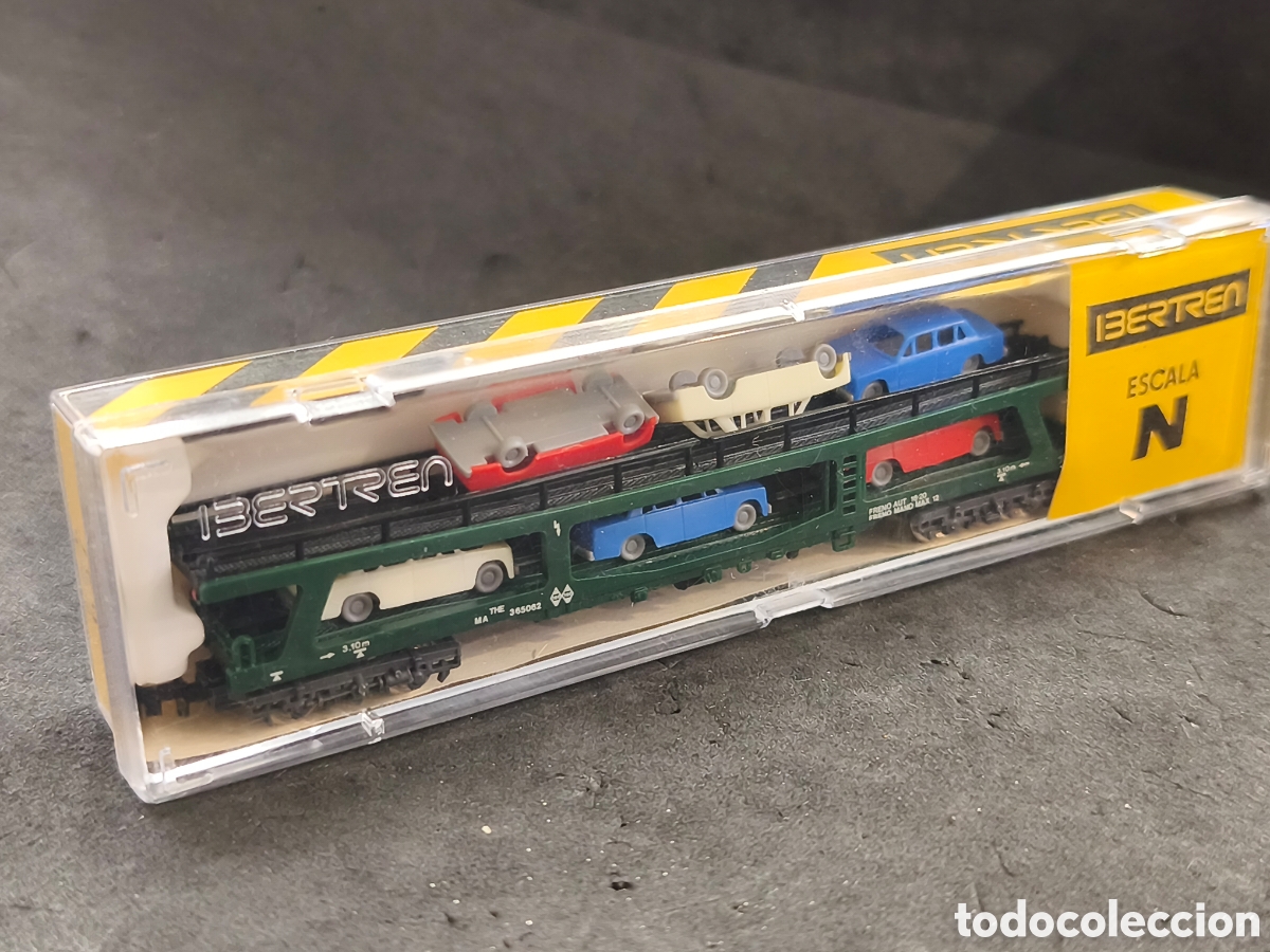 Trenes Escala: Vag&oacute;n Ibertren 452 porta coches, N