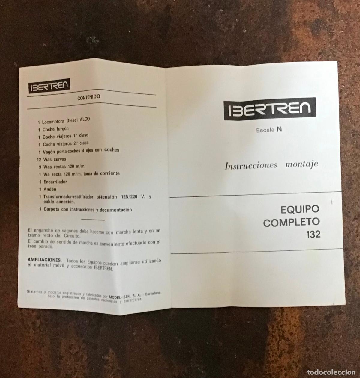 Trenes Escala: IBERTREN, INSTRUCCIONES DE MONTAJE DEL CIRCUITO 132