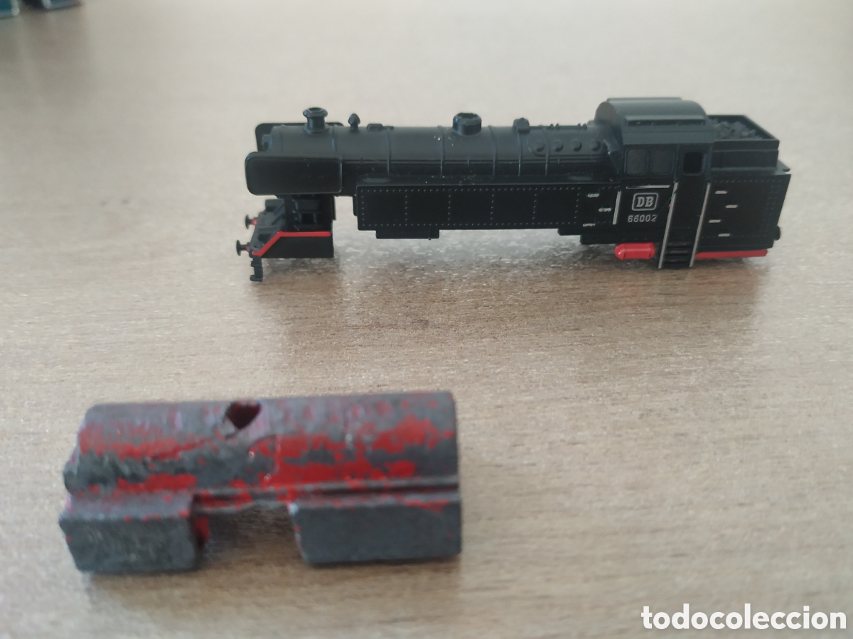 Trenes Escala: Carcasa o Carroceria locomotora de Vapor DB S66 66002 mas el plomo de Ibertren N