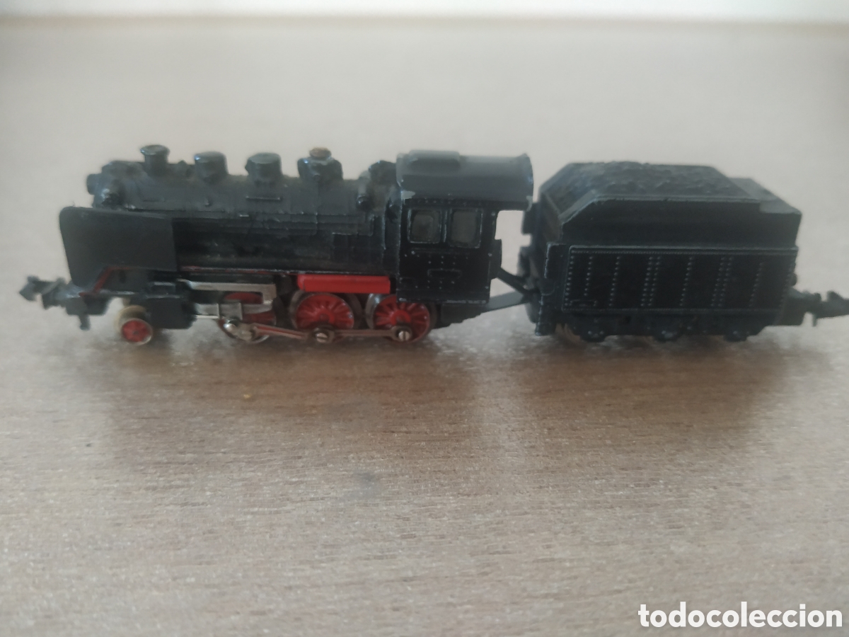 Trenes Escala: LOCOMOTORA MIXTA A VAPOR CON T&Eacute;NDER Negro de IBERTREN 3N