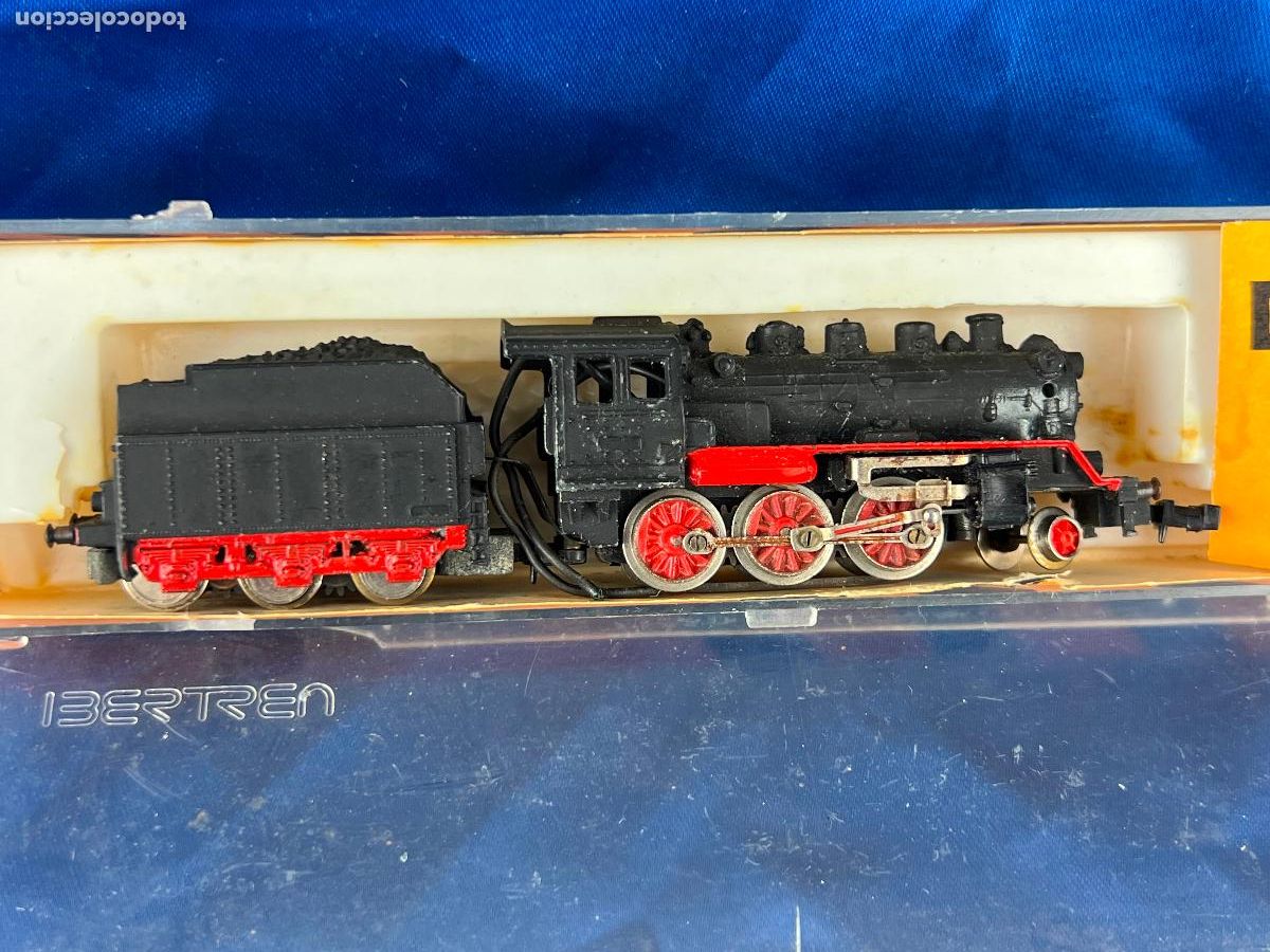 Trenes Escala: LOCOMOTORA MIXTA A VAPOR CON T&Eacute;NDER DE IBERTREN 3N EN CAJA