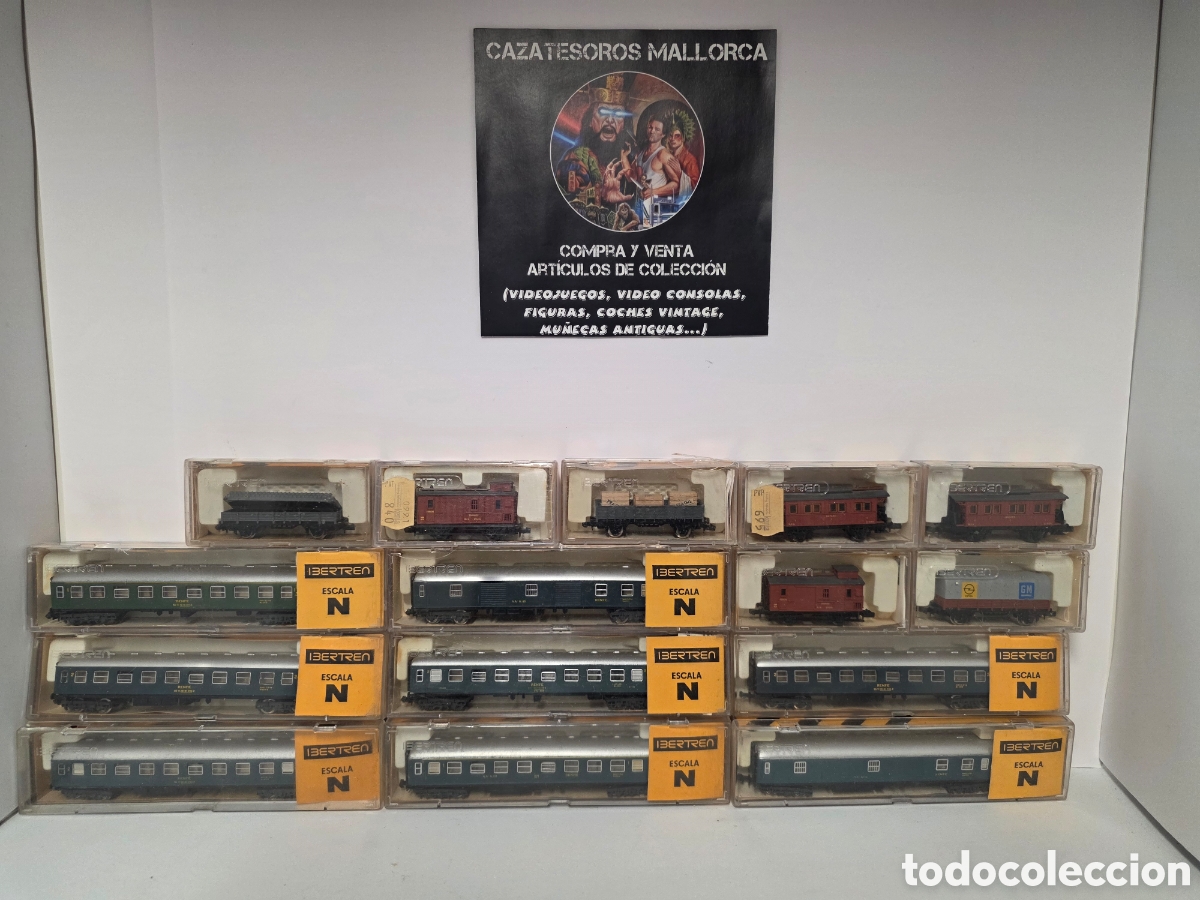 Trenes Escala: Lote vagones tren ibertren Escala N &ndash; renfe &ndash; Coleccionismo