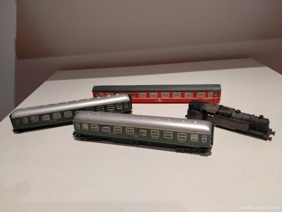 Trenes Escala: Desguace de vagones y locomotora Ibertren N