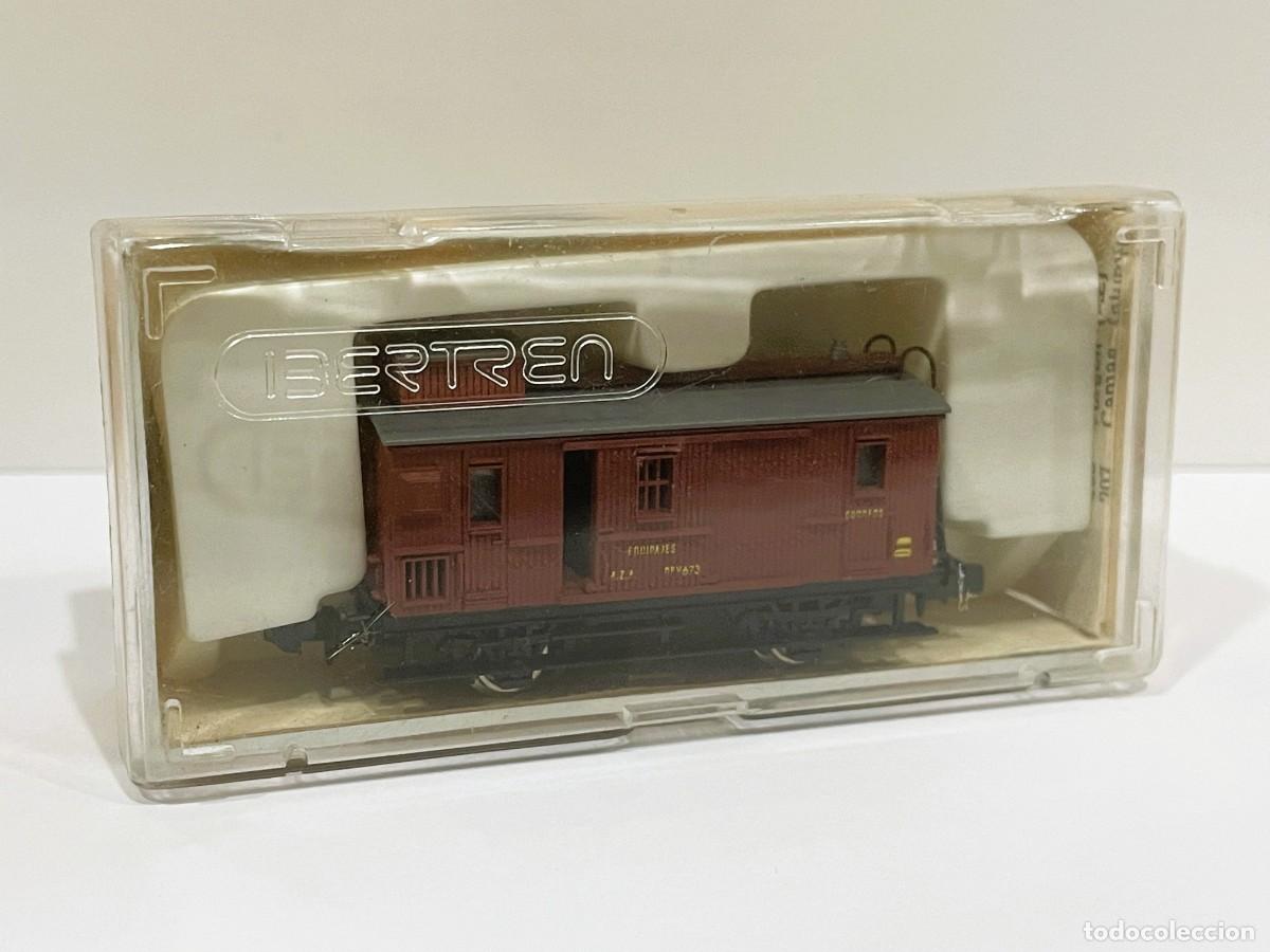 Trenes Escala: IBERTREN REF. 223 ESCALA N - VAG&Oacute;N FURG&Oacute;N M.Z.A. MARR&Oacute;N, CON SU CAJA Y LISTADO